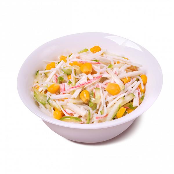 С фунчезой и крабовыми палочками